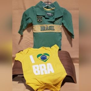 Brasil Toffee Golf Club Polo & Outer Onesie Bundle